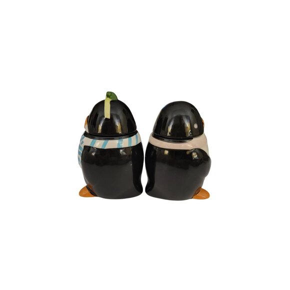 Whimsical Penguin Mug Set with Removable Heads, Ceramic, Pair, Novelty Animal Co - Picture 4 of 8